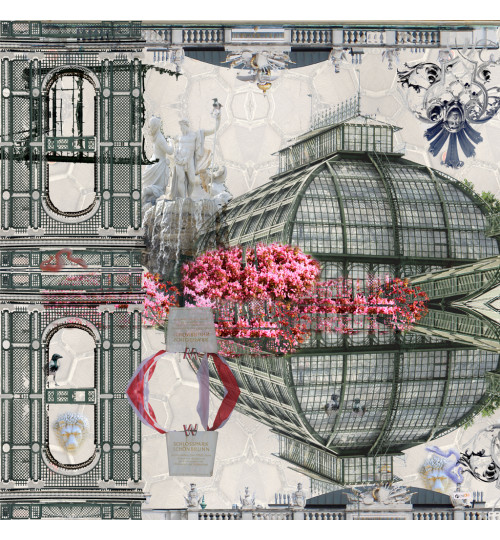 Seidentuch "Schönbrunn-Palmenhaus"
