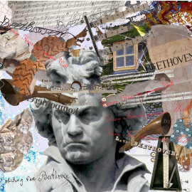 Seidentuch "Beethoven"